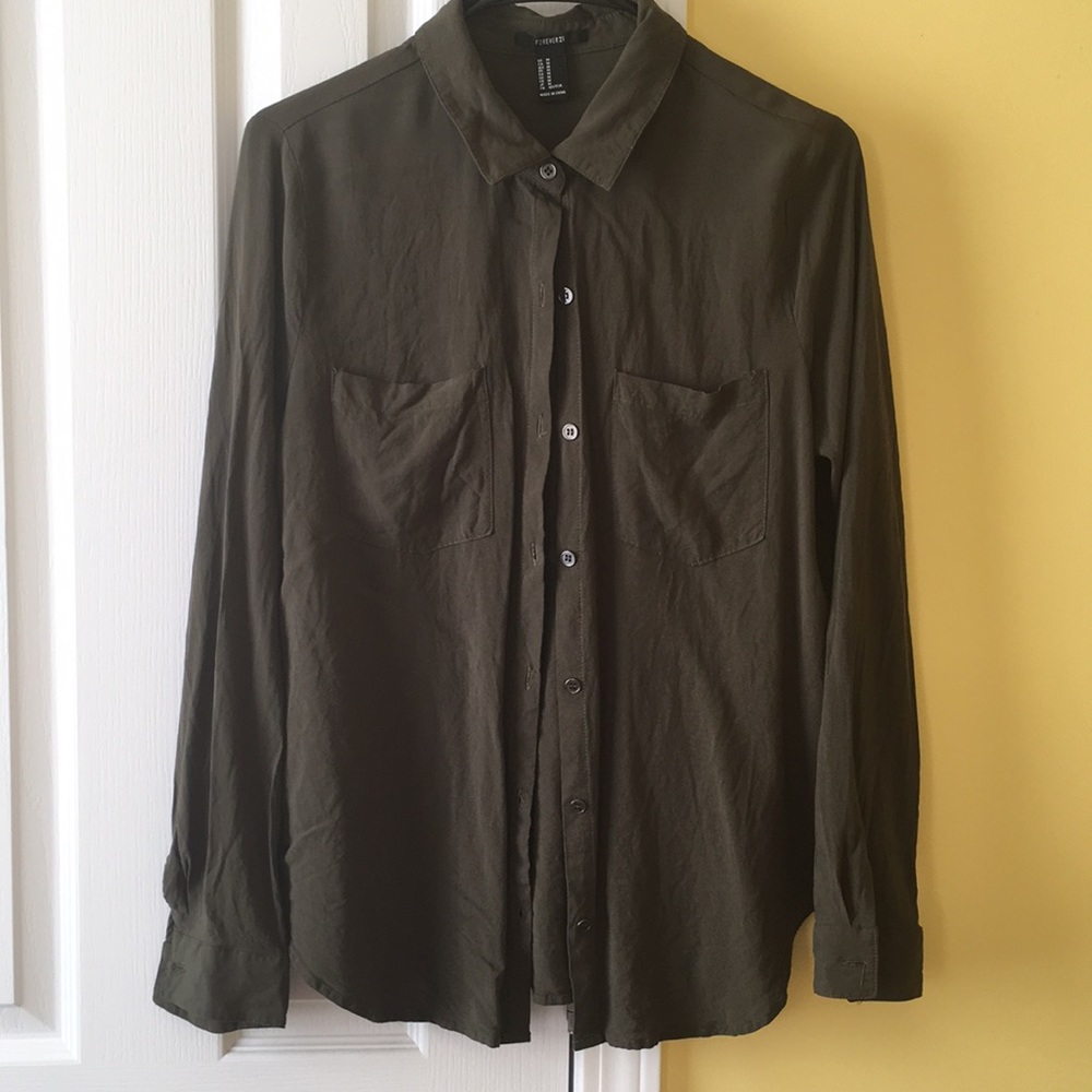 Long sleeve button down shirt